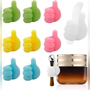 NWT 10 Pcs Cream Spoon Holder Lip Brush Organizer Eye Cream Massage Stick Holder